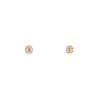 Orecchini a bottone Chaumet Liens Séduction in oro rosa e diamanti - 00pp thumbnail
