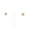 Orecchini a bottone Chaumet Liens Séduction in oro rosa e diamanti - 360 thumbnail
