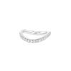 Cartier Trinity Ruban wedding ring in platinium and diamonds - 00pp thumbnail
