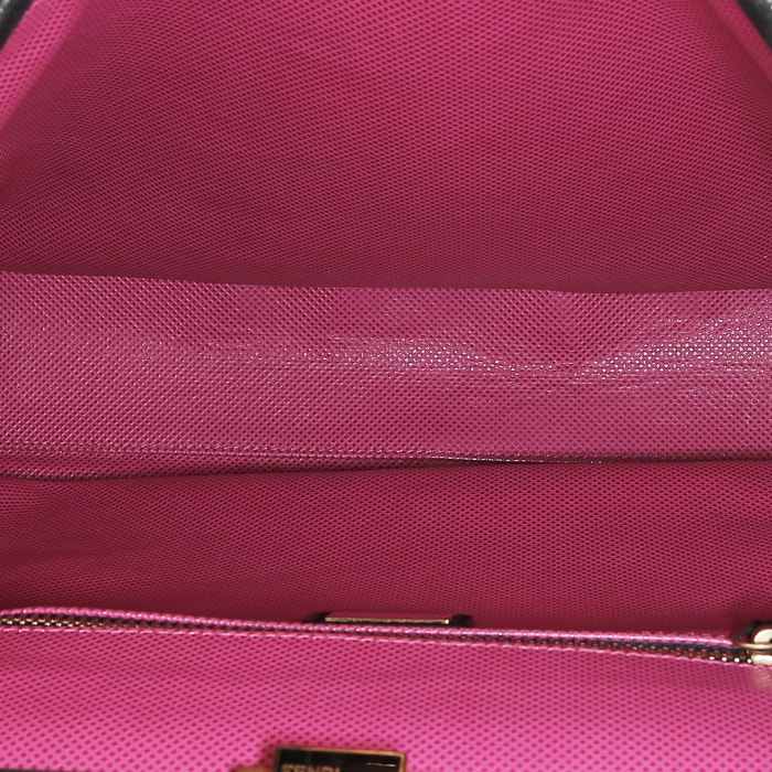 Bolso Cabás Fendi  Peekaboo modelo grande  en cuero negro - Detail D3