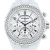 Montre Chanel J12 Chronographe en céramique blanche et acier Ref: H1008  Vers 2006 - 00pp thumbnail