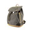 Louis Vuitton  Geant Pionnier backpack  in grey canvas  and natural leather - 00pp thumbnail