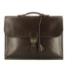 Porte-documents Hermès  Sac à dépêches en cuir box marron - 360 thumbnail