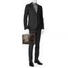 Hermès  Sac à dépêches briefcase  in brown box leather - Detail D1 thumbnail
