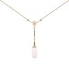 Collier Cartier Monica Bellucci en or rose, quartz rose, perles et diamants - 00pp thumbnail
