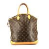 Louis Vuitton  Lockit handbag  in brown monogram canvas  and natural leather - 360 thumbnail