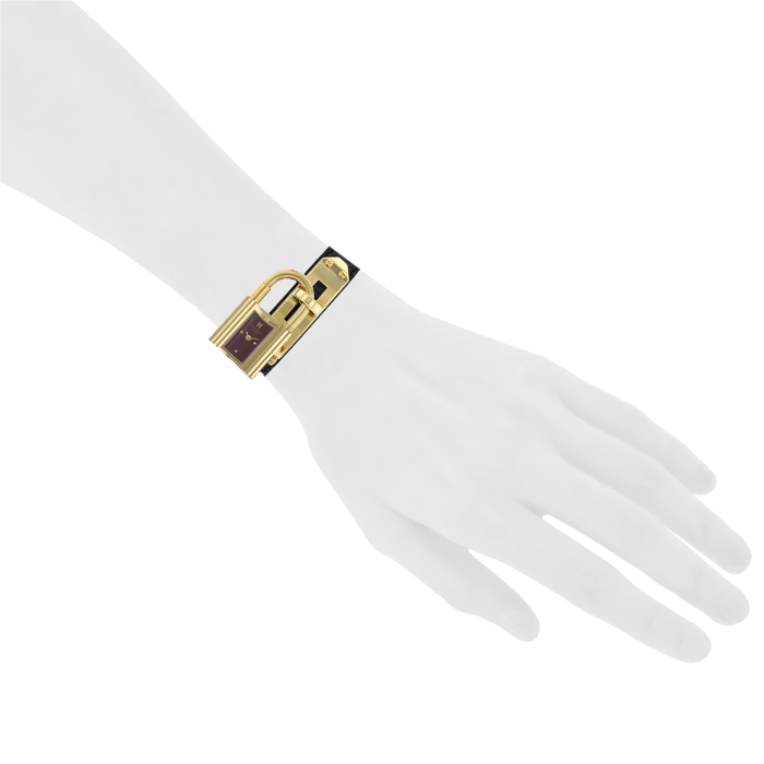 Hermès Montre Kelly  in gold plated Circa 1990 - Detail D1