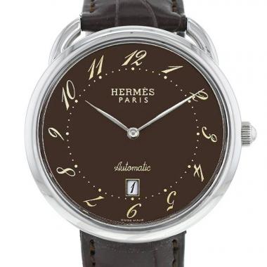 Reloj Hermès Arceau de acero Ref: AR4.810  Circa 2000
