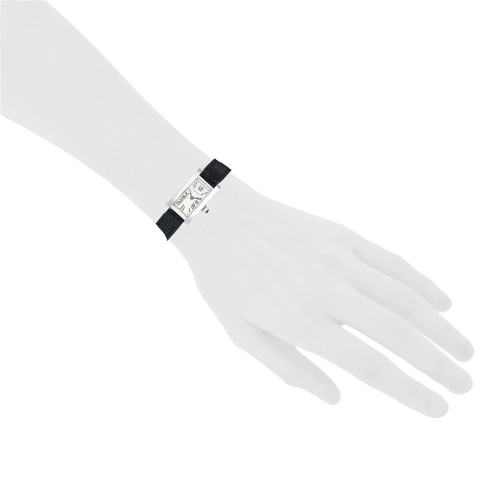 Cartier Tank Américaine  mini  in white gold Ref: Cartier - 2544  Circa 1990 - Detail D1