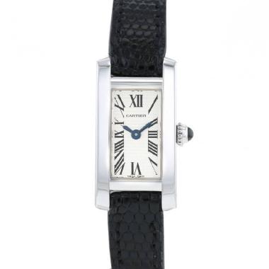 Cartier Tank Américaine  mini  in white gold Ref: Cartier - 2544  Circa 1990