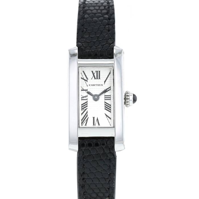 Cartier Tank Américaine  in stainless steel Ref: 2544  Circa 1990 - 00pp