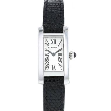 Cartier Tank Américaine  mini  in white gold Ref: Cartier - 2544  Circa 1990