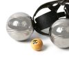 Chanel, paire de boules de pétanque et leur cochonnet, édition limitée, signée, de 2010 - Detail D2 thumbnail