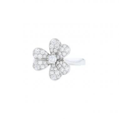 Bague Van Cleef & Arpels Frivole en or blanc et diamants