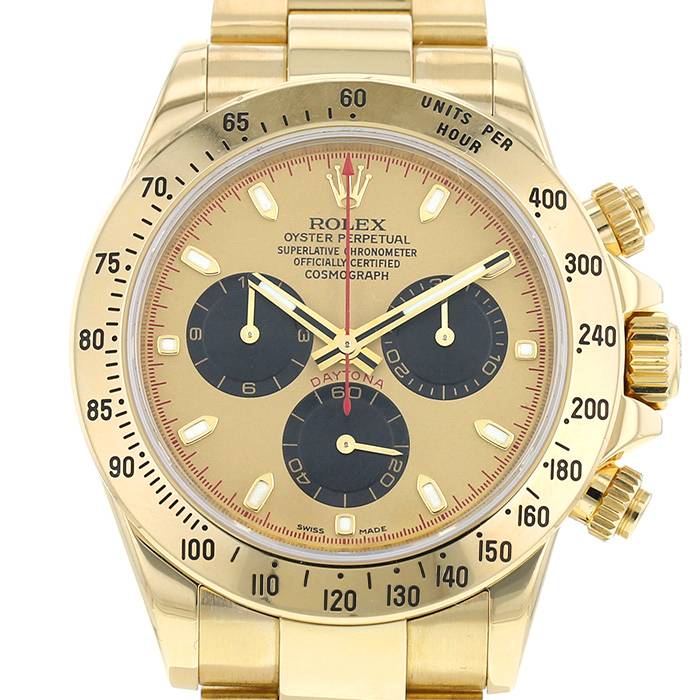 Montre Rolex Daytona Automatique en or jaune Ref: Rolex - 116528  Vers 2008