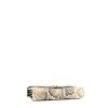 Bolso bandolera Gucci  GG Marmont en piel de pitón beige - Detail D4 thumbnail