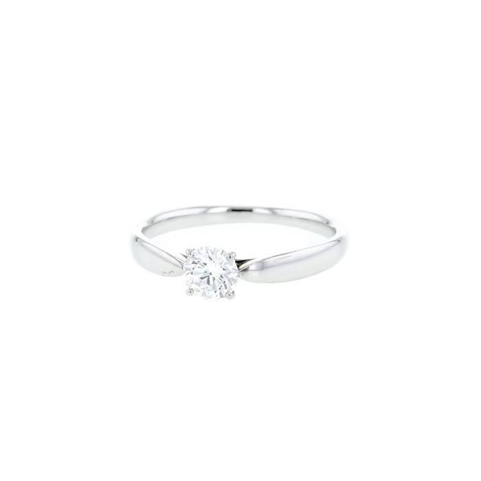 Tiffany & Co Harmony solitaire ring in platinium and diamond (0,40 carat) - 00pp