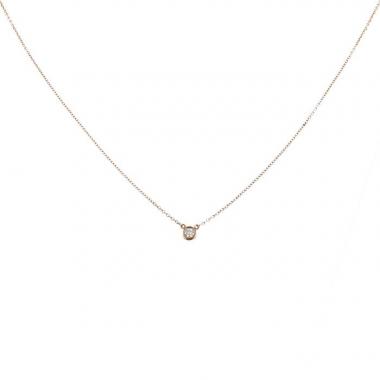 Tiffany & Co Diamonds By The Yard necklace in pink gold and diamond