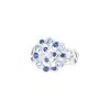 Chanel Camelia ring in white gold, diamonds and sapphires - 00pp thumbnail