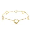 Tiffany & Co Open Heart medium model bracelet in yellow gold - 00pp thumbnail