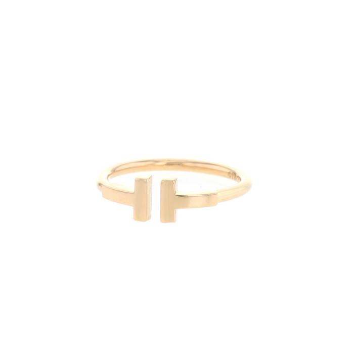 Bague Tiffany & Co Wire petit modèle en or rose - 00pp