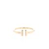 Sortija Tiffany & Co Wire modelo pequeño de oro rosa - 360 thumbnail