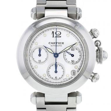 Montre Cartier Pasha en acier Ref: Cartier - 2412  Vers 2000