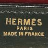 Borsa Hermès  Kelly 32 cm in pelle box blu marino rossa e verde - Detail D4 thumbnail