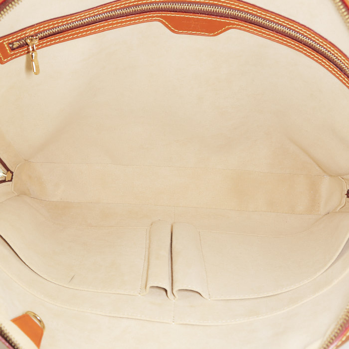 Louis Vuitton  Porte documents Voyage briefcase  in cognac leather - Detail D2