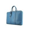 Louis Vuitton  Porte documents Voyage briefcase  in blue grained leather - 00pp thumbnail