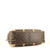 Louis Vuitton   suitcase  in brown monogram canvas  and natural leather - Detail D4 thumbnail