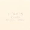 Bolso de mano Hermès  Birkin 25 cm en lona blanca y cuero blanco - Detail D3 thumbnail