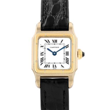 Cartier Santos-Dumont watch in yellow and white gold, Ref: Cartier - 7822, circa 1990