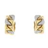 Poiray  earrings in yellow gold, white gold and diamonds - 00pp thumbnail