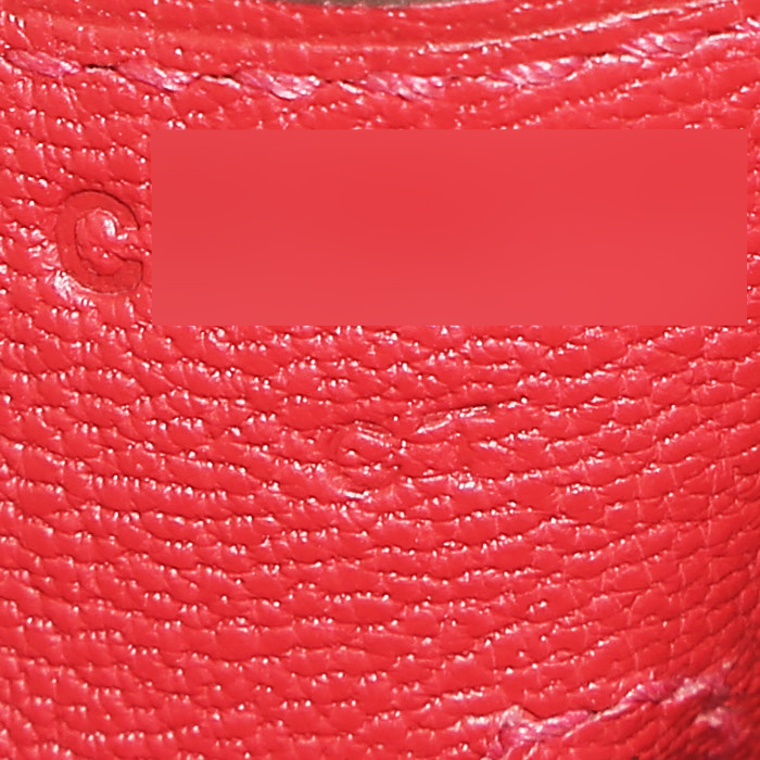 Sac à main Hermès  Birkin 30 cm en cuir epsom rouge Casaque - Detail D4