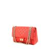 Chanel 2.55 large model  handbag  in red quilted leather - 00pp thumbnail