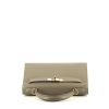 Bolso de mano Hermès  Kelly 28 cm en cuero epsom gris estaño - 360 Front thumbnail