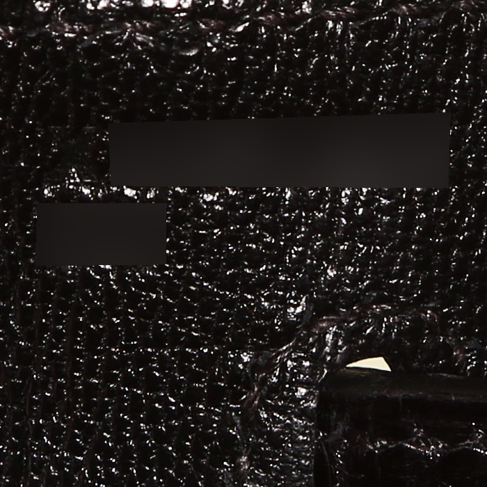 Sac à main Hermès  Kelly 32 cm en crocodile porosus noir - Detail D5