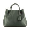 Dior  Open Bar handbag  in khaki grained leather - 360 thumbnail