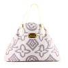 Louis Vuitton   shopping bag  in mauve monogram canvas - 360 thumbnail
