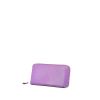 Billetera Hermès  Zippy en cuero Mysore violeta - 00pp thumbnail