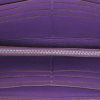 Billetera Hermès  Zippy en cuero Mysore violeta - Detail D2 thumbnail