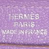 Hermès  Zippy wallet  in purple Mysore leather - Detail D3 thumbnail