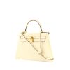 Hermès  Kelly 28 cm handbag  in Nata white togo leather - 00pp thumbnail