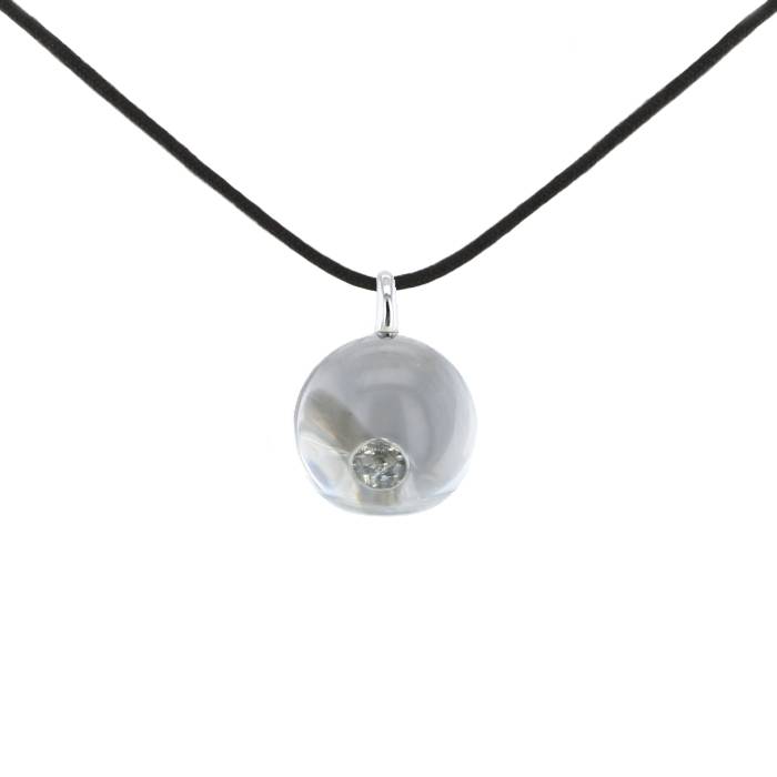 Mauboussin  pendant in white gold, rock crystal and diamond - 00pp