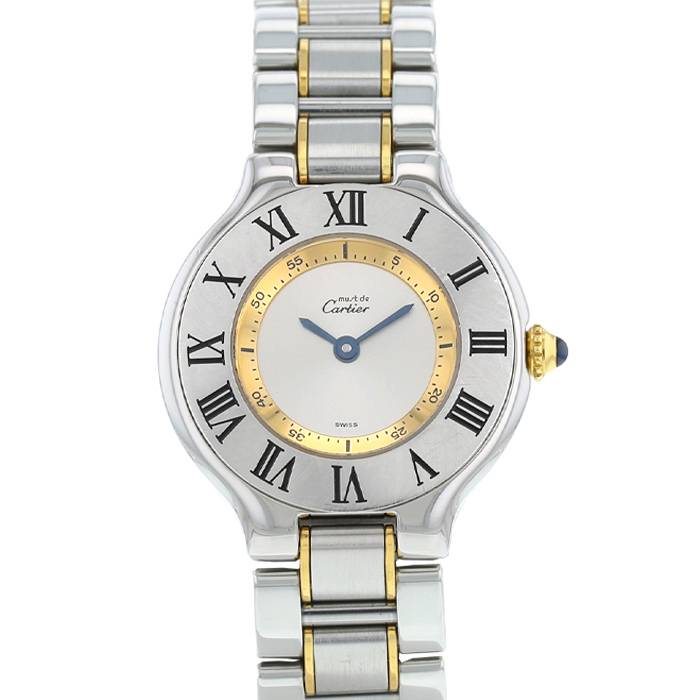 Reloj Cartier Must 21 de oro y acero Ref: 1340  Circa 1990 - 00pp