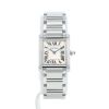 Cartier Tank Française  in stainless steel Ref: 2384  Circa 1990 - 360 thumbnail