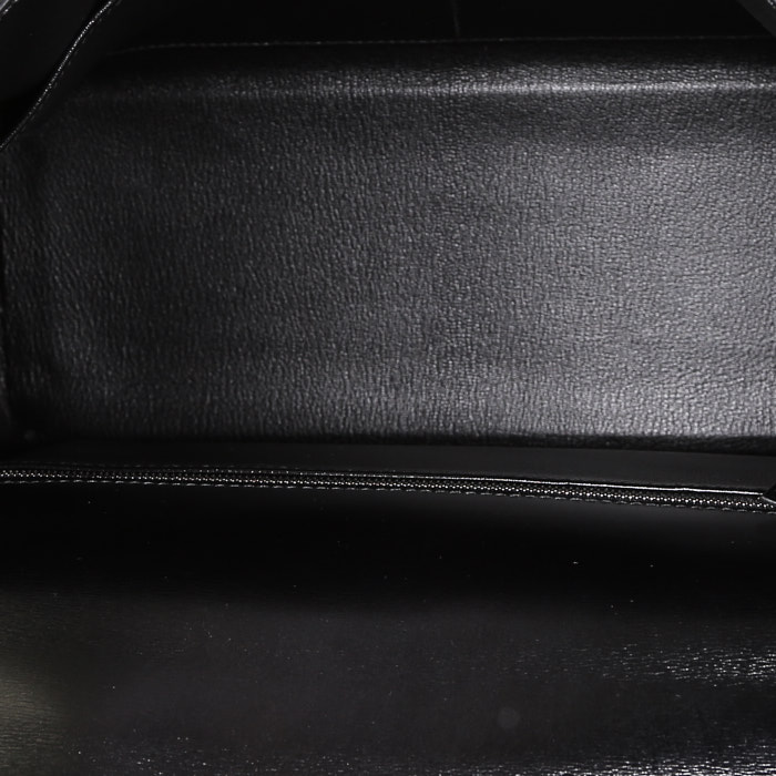 Hermès  Kelly So Black handbag  in black box leather - Detail D2