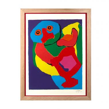 Karel Appel, "L'homme qui danse", lithographie en couleurs sur papier, signée, datée et justifiée, de 1970
