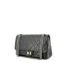 Chanel 2.55 shoulder bag  in blue quilted leather - 00pp thumbnail